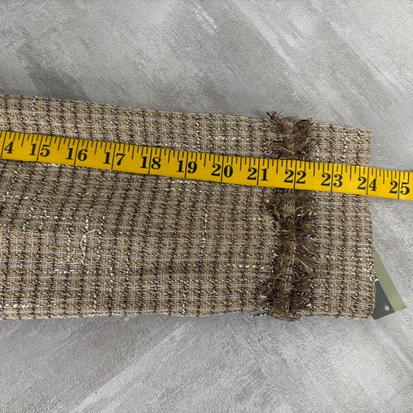 Kate Hill Women's Size 12P Brown Gold Mine Petite ClassyTweed Jacket - Picture 8 of 10